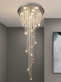 Elegant Harmony Spiral Chandelier - CasaraHouse