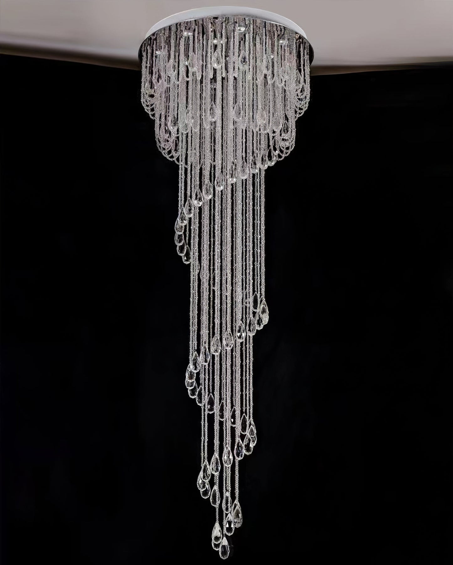 Elegant Harmony Spiral Chandelier - CasaraHouse