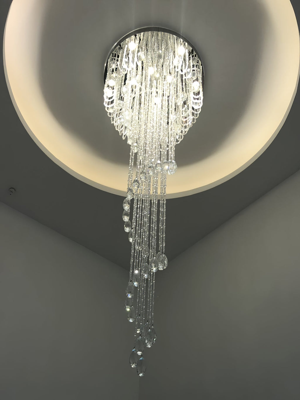 Elegant Harmony Spiral Chandelier - CasaraHouse
