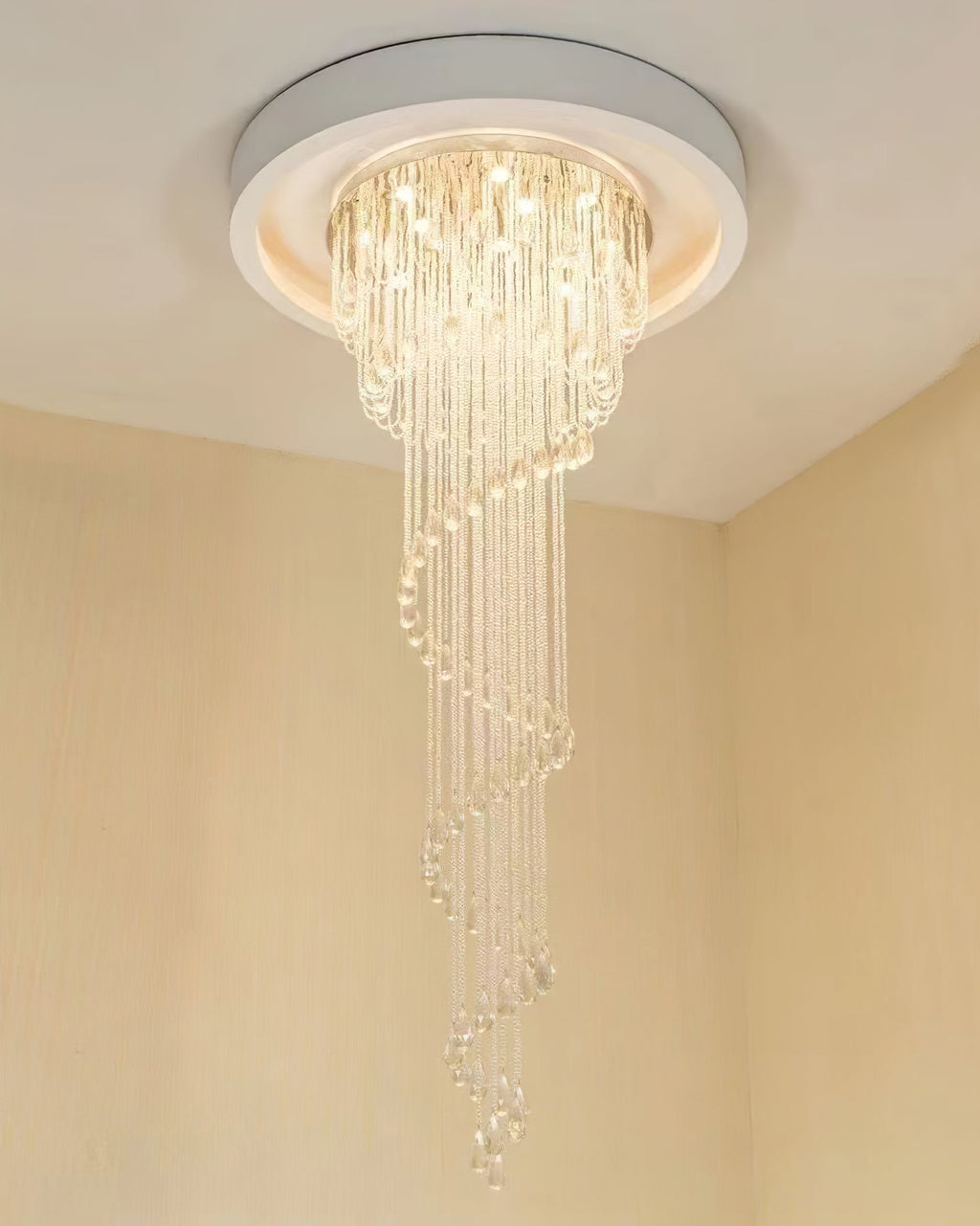 Elegant Harmony Spiral Chandelier - CasaraHouse