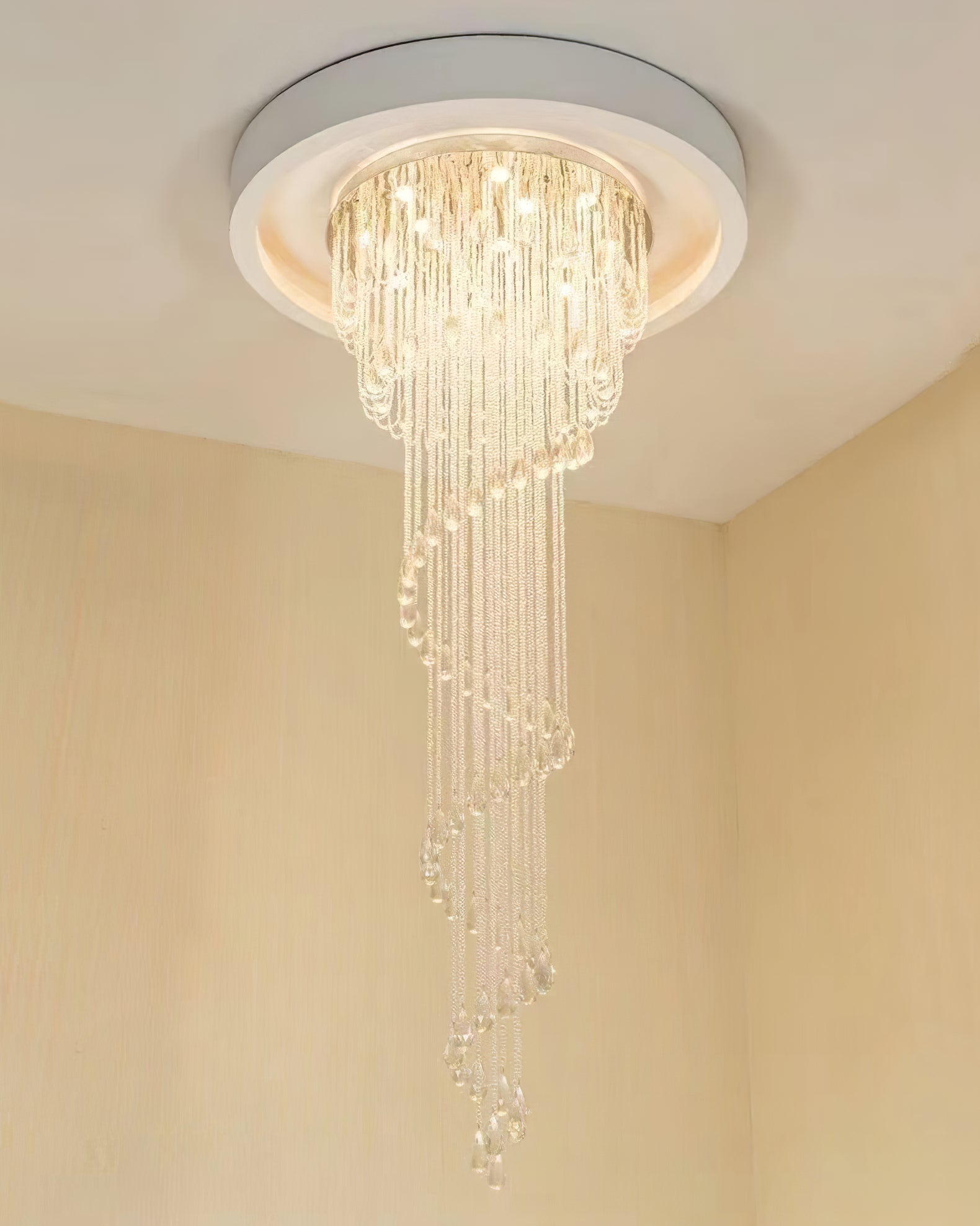 Elegant Harmony Spiral Chandelier - CasaraHouse