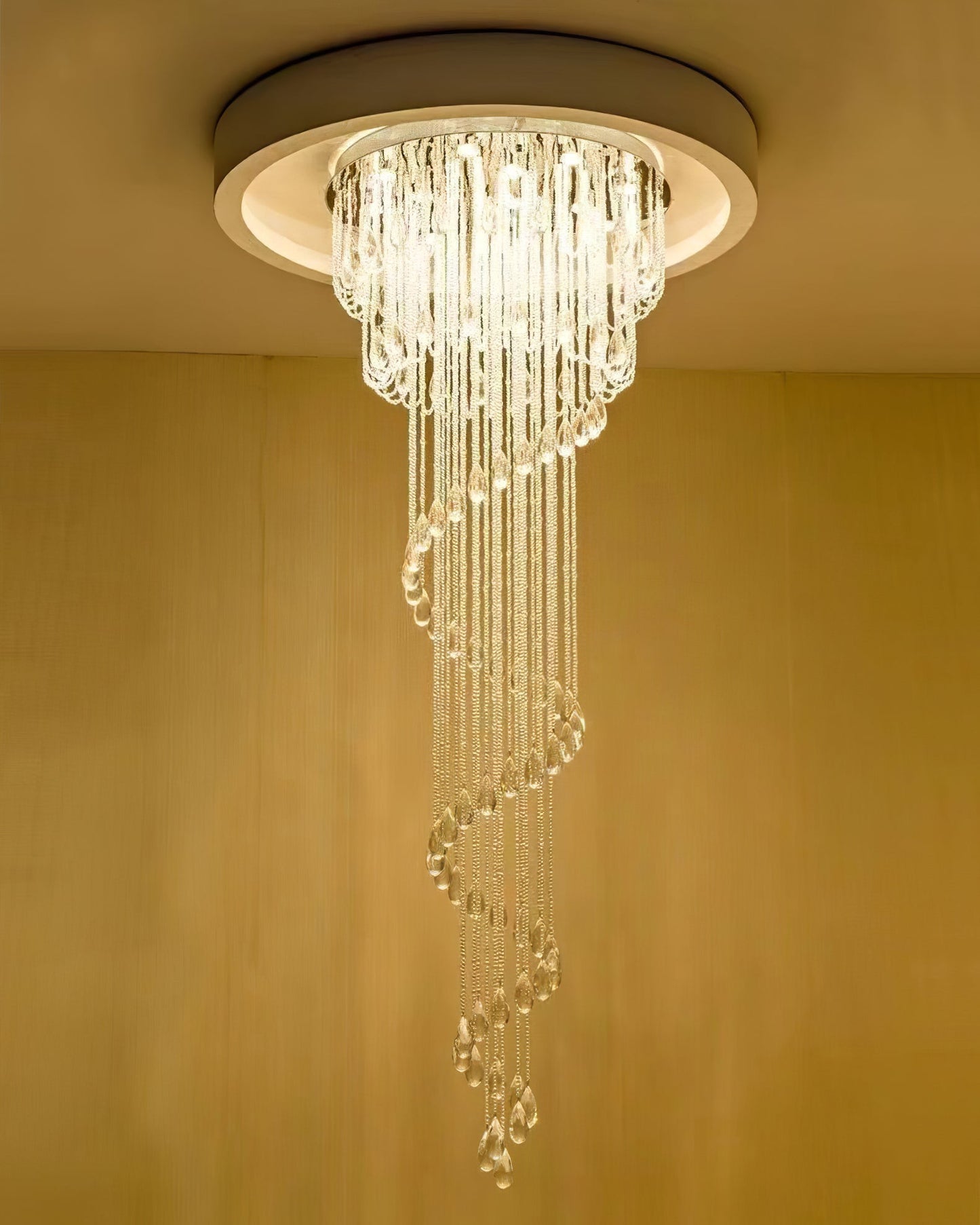 Elegant Harmony Spiral Chandelier - CasaraHouse