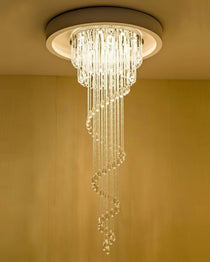 Elegant Harmony Spiral Chandelier - CasaraHouse