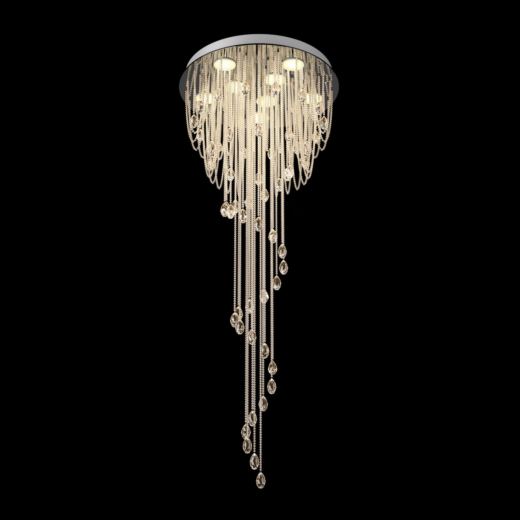 Elegant Harmony Spiral Chandelier - CasaraHouse