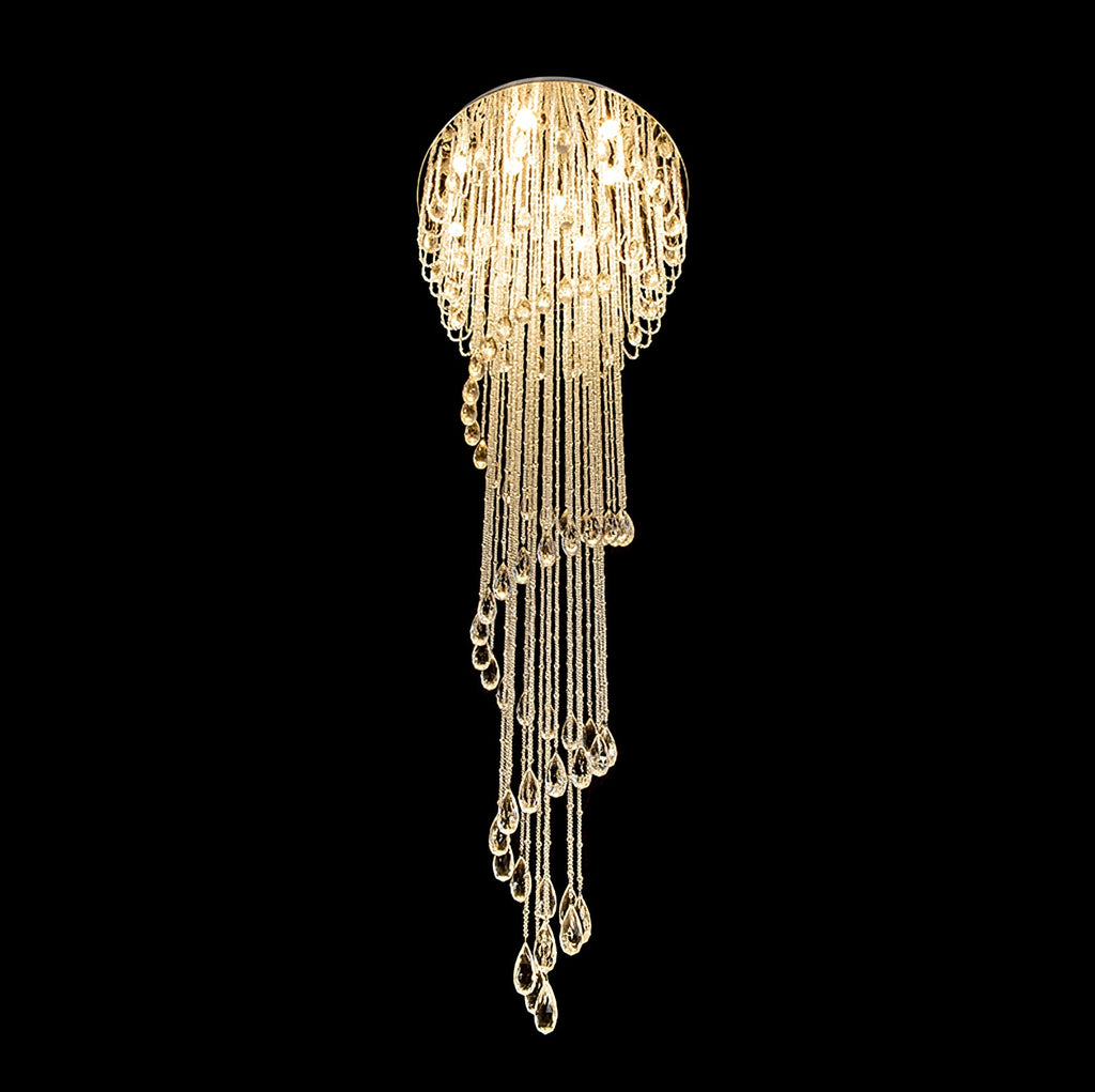 Elegant Harmony Spiral Chandelier - CasaraHouse