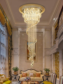 Elegant Harmony Spiral Chandelier - CasaraHouse