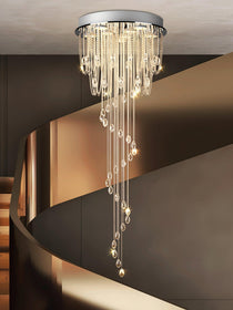 Elegant Harmony Spiral Chandelier - CasaraHouse