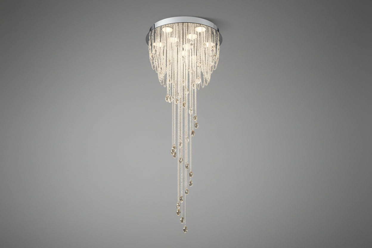 Elegant Harmony Spiral Chandelier - CasaraHouse