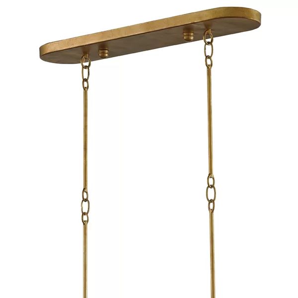 Classic Lotus 1 Tier 6 Light Chandelier