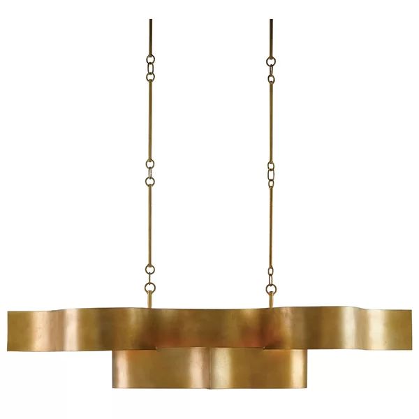 Classic Lotus 1 Tier 6 Light Chandelier