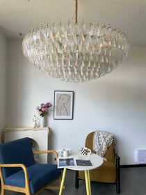 Modern Clear Sorrento Chandelier - CasaraHouse
