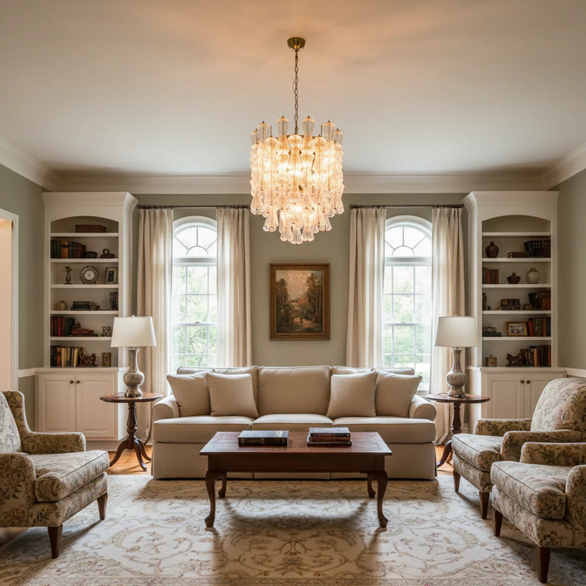 Clepsydra Murano Glass Chandelier