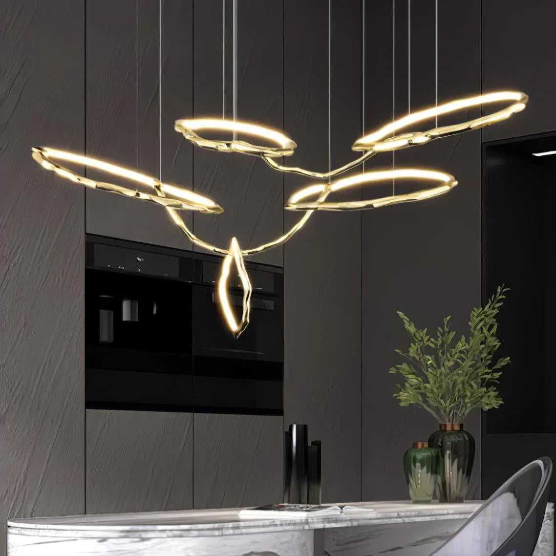 Cloud Rings Series Chandelier
