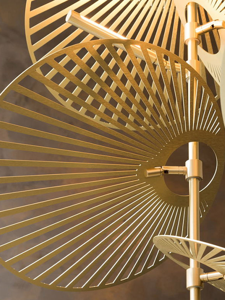 Cluster Leaf Chandelier