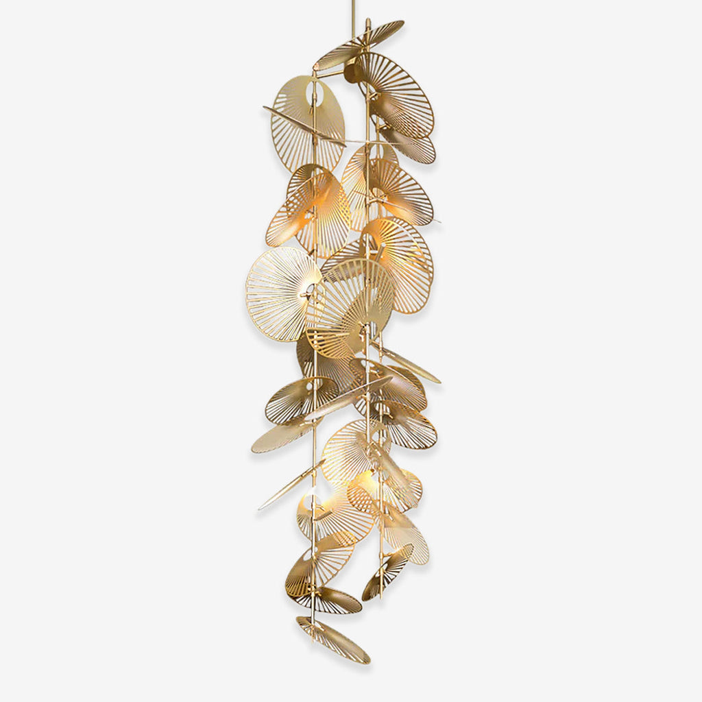 Cluster Leaf Chandelier