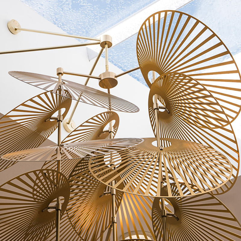 Cluster Leaf Chandelier
