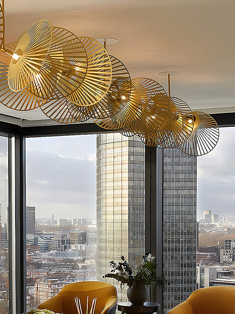 Cluster Leaf Chandelier