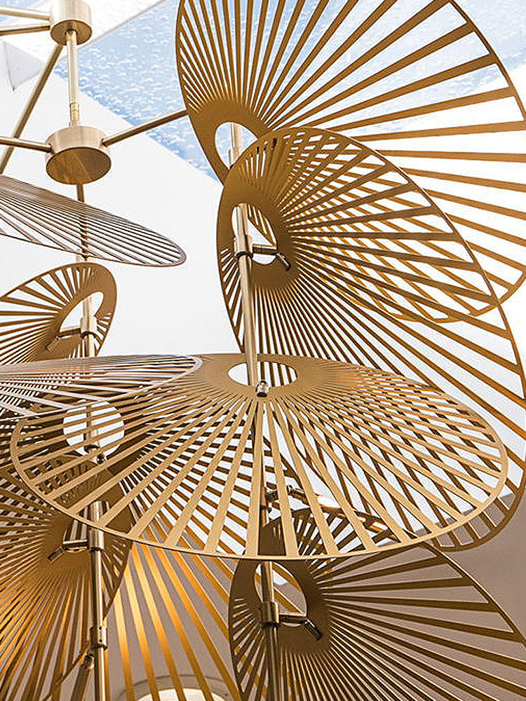 Cluster Leaf Chandelier
