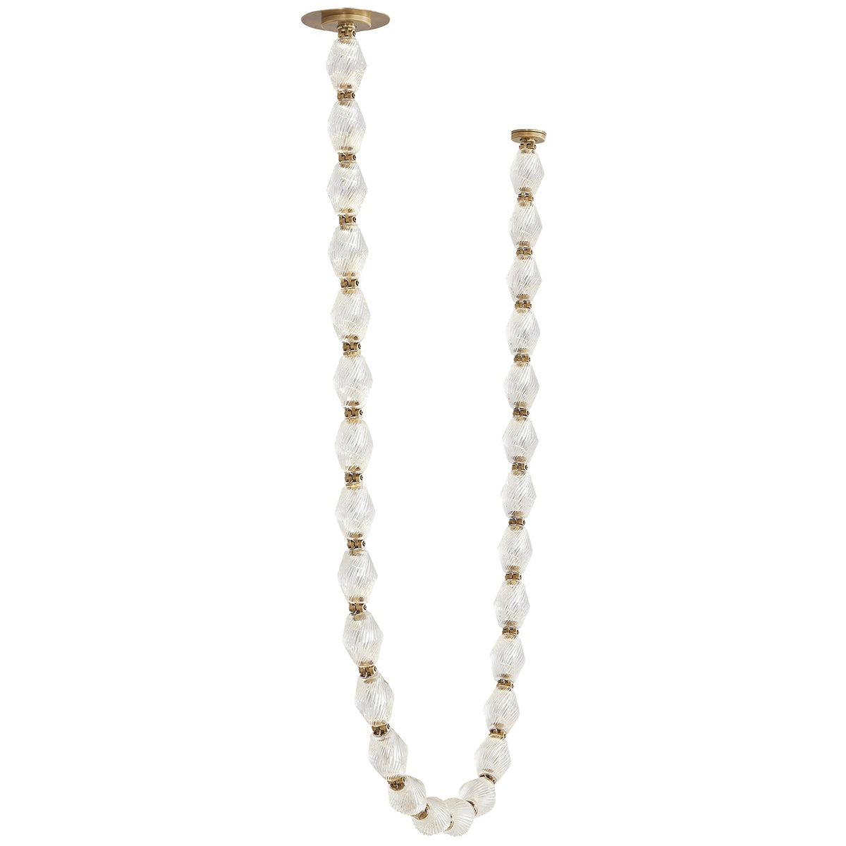 Glass Chain Chandelier