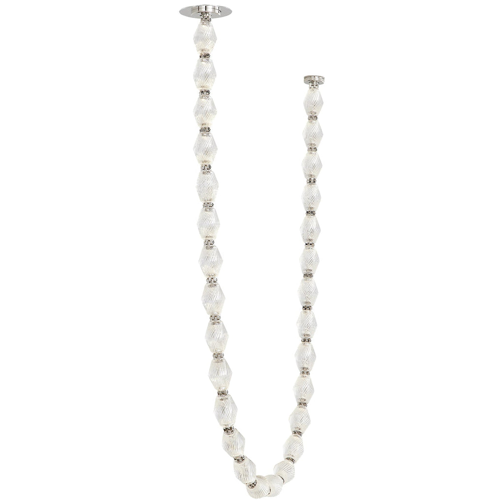 Glass Chain Chandelier