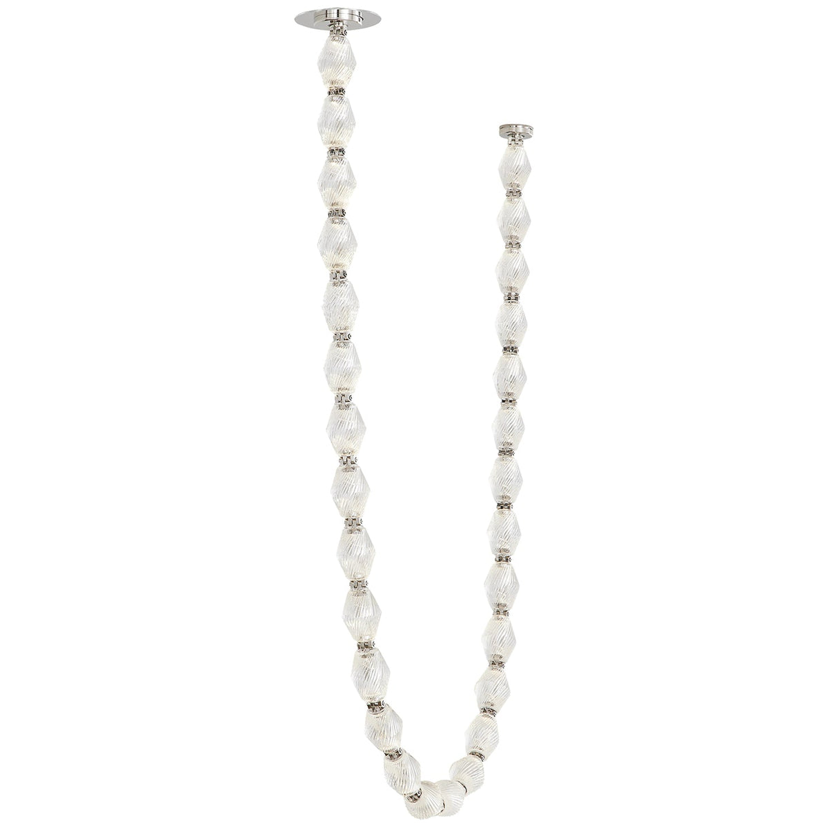 Glass Chain Chandelier