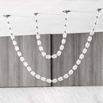 Glass Chain Chandelier