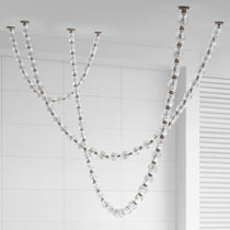 Glass Chain Chandelier