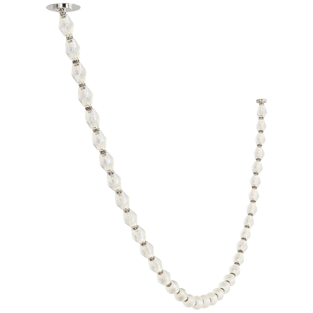 Glass Chain Chandelier