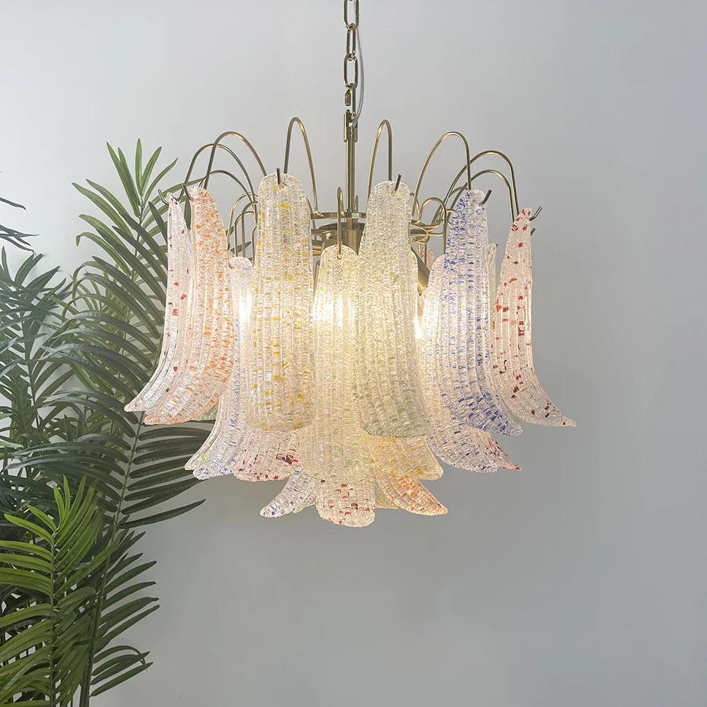 Colorful Murano Glass Chandelier Secondary image
