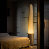 Cone Wooden Floor Lamp