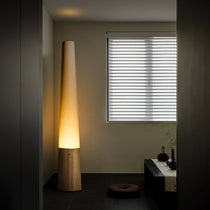Cone Wooden Floor Lamp
