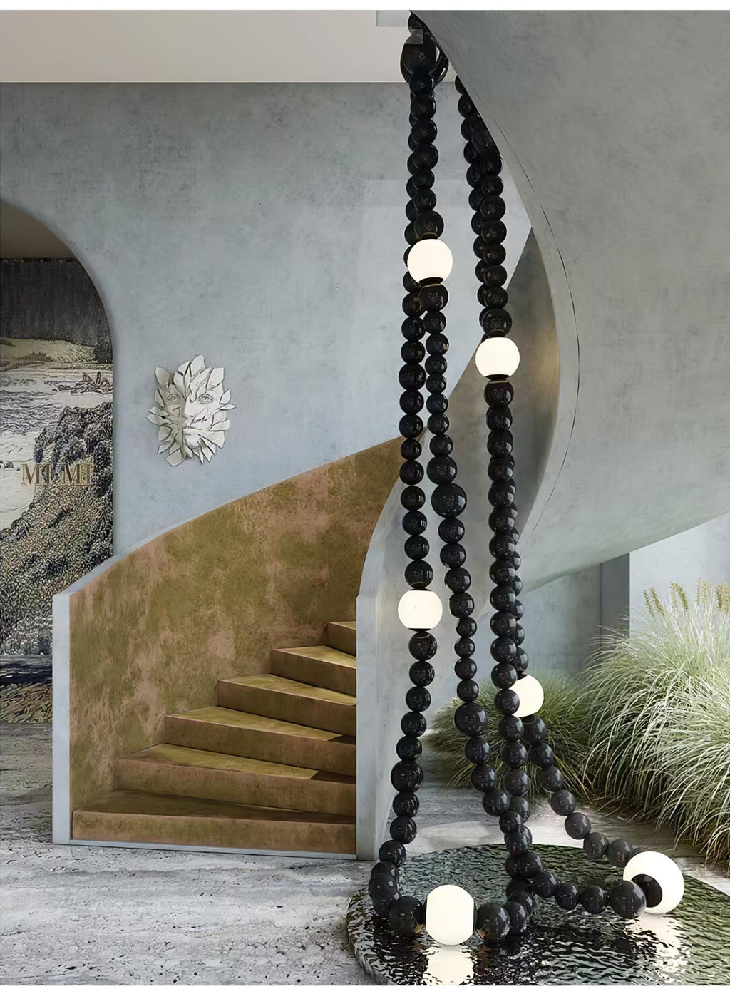 Cosmic Beads Chandelier