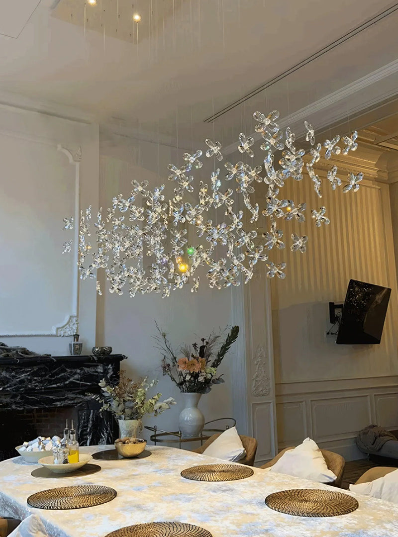 Cross Star Flower Crystal Chandelier
