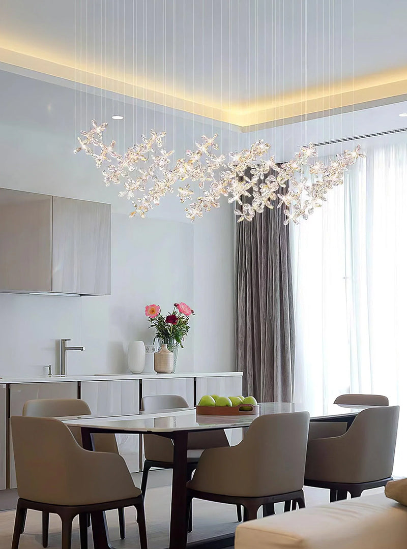 Cross Star Flower Crystal Chandelier