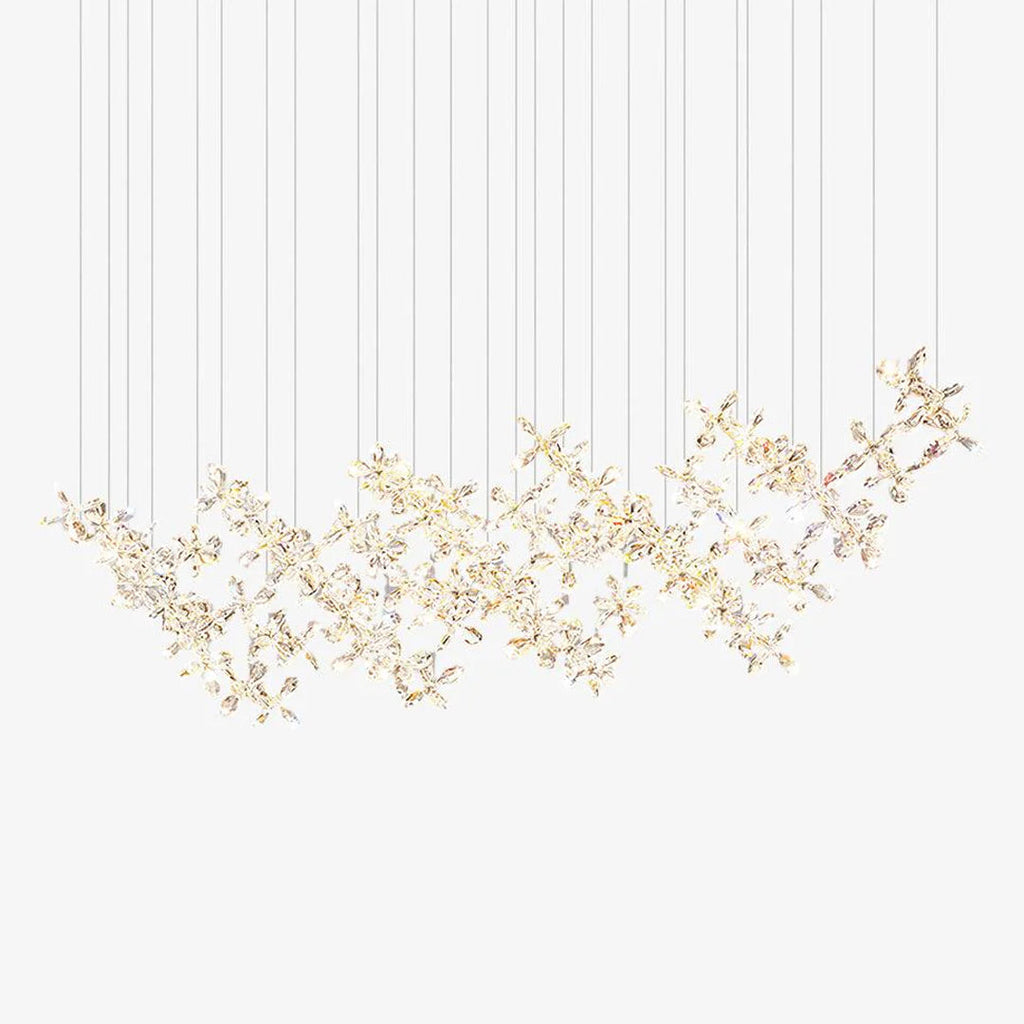 Cross Star Flower Crystal Chandelier
