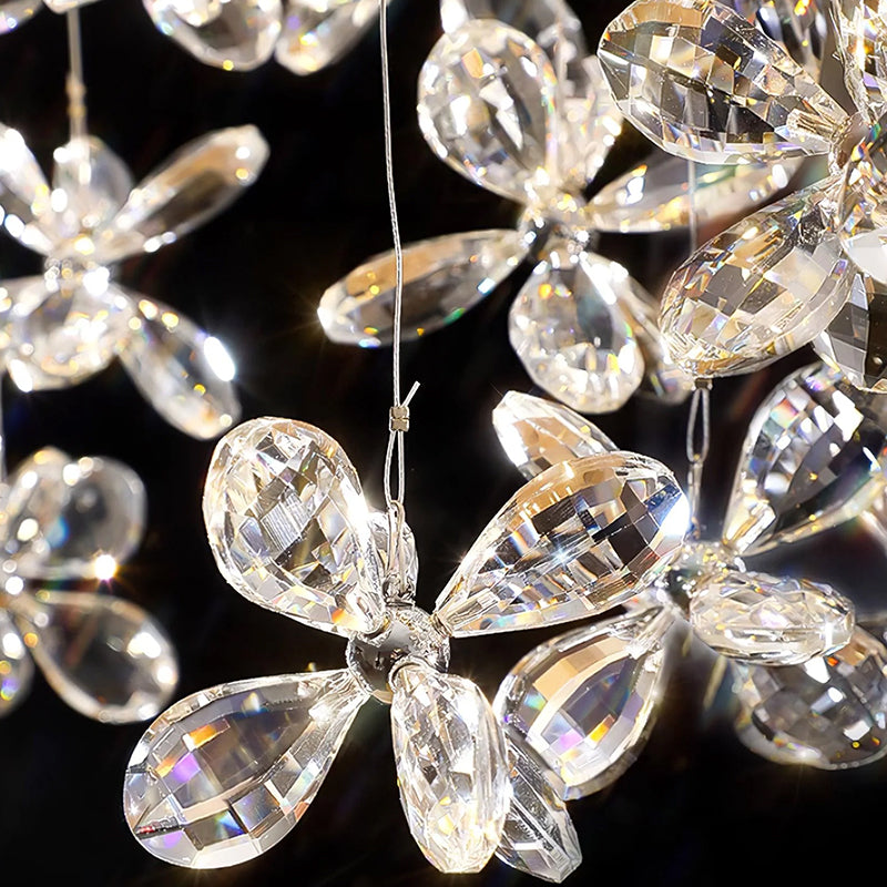 Cross Star Flower Crystal Chandelier