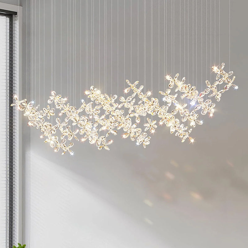 Cross Star Flower Crystal Chandelier