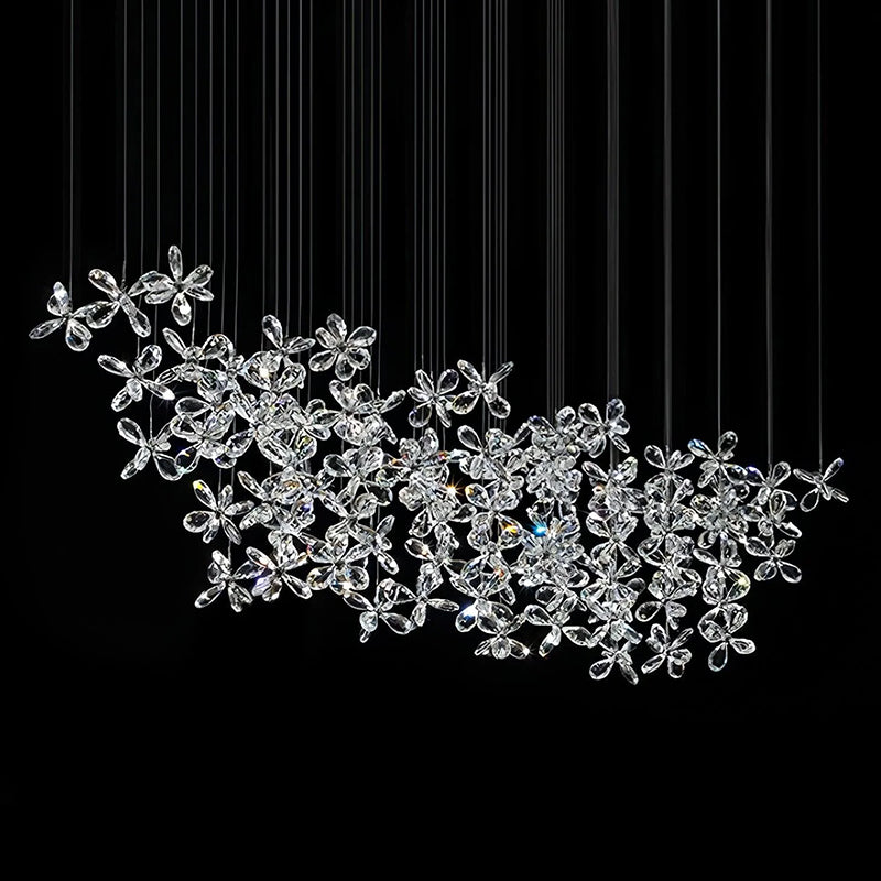 Cross Star Flower Crystal Chandelier