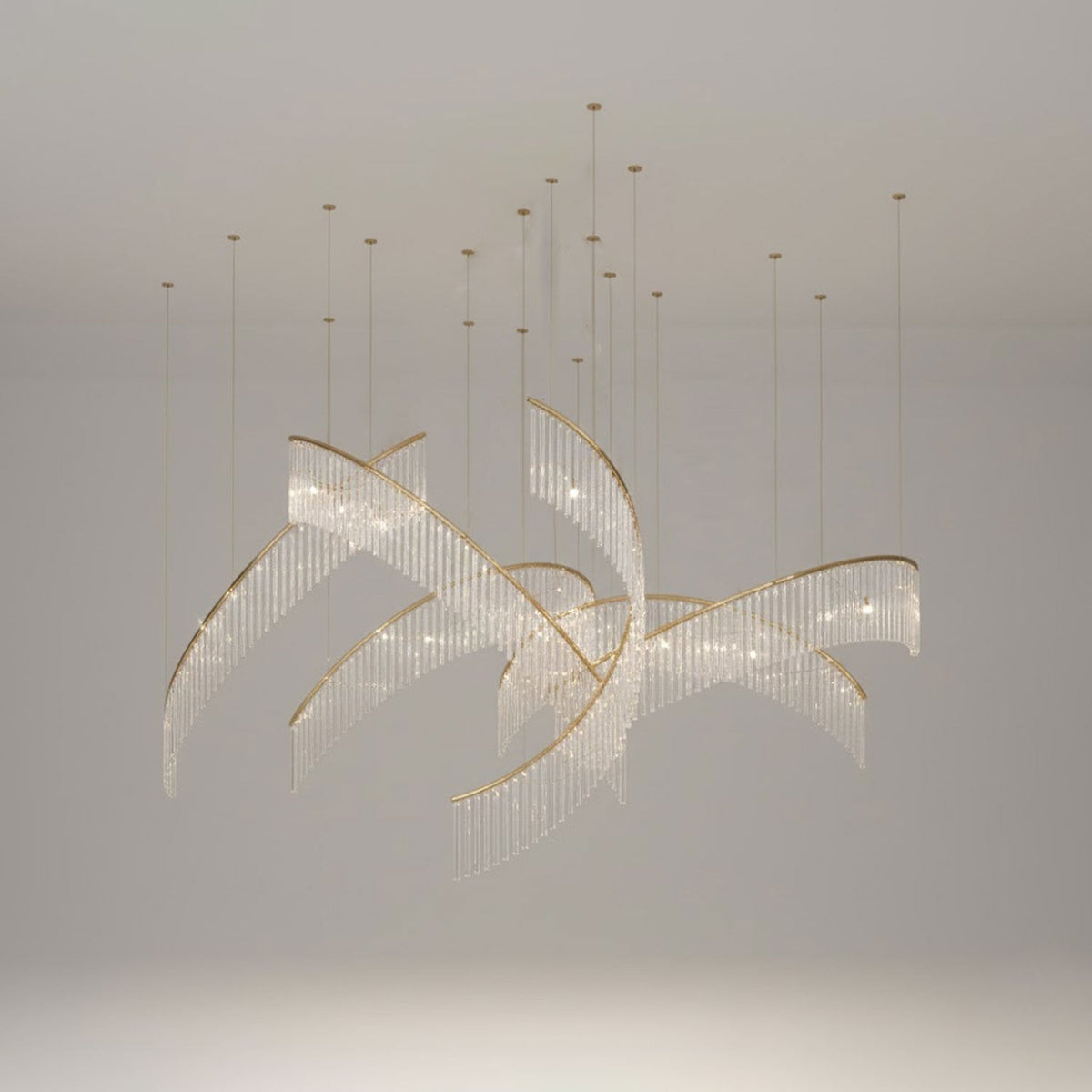 Luxury Fringe Waterfall Chandelier - CasaraHouse
