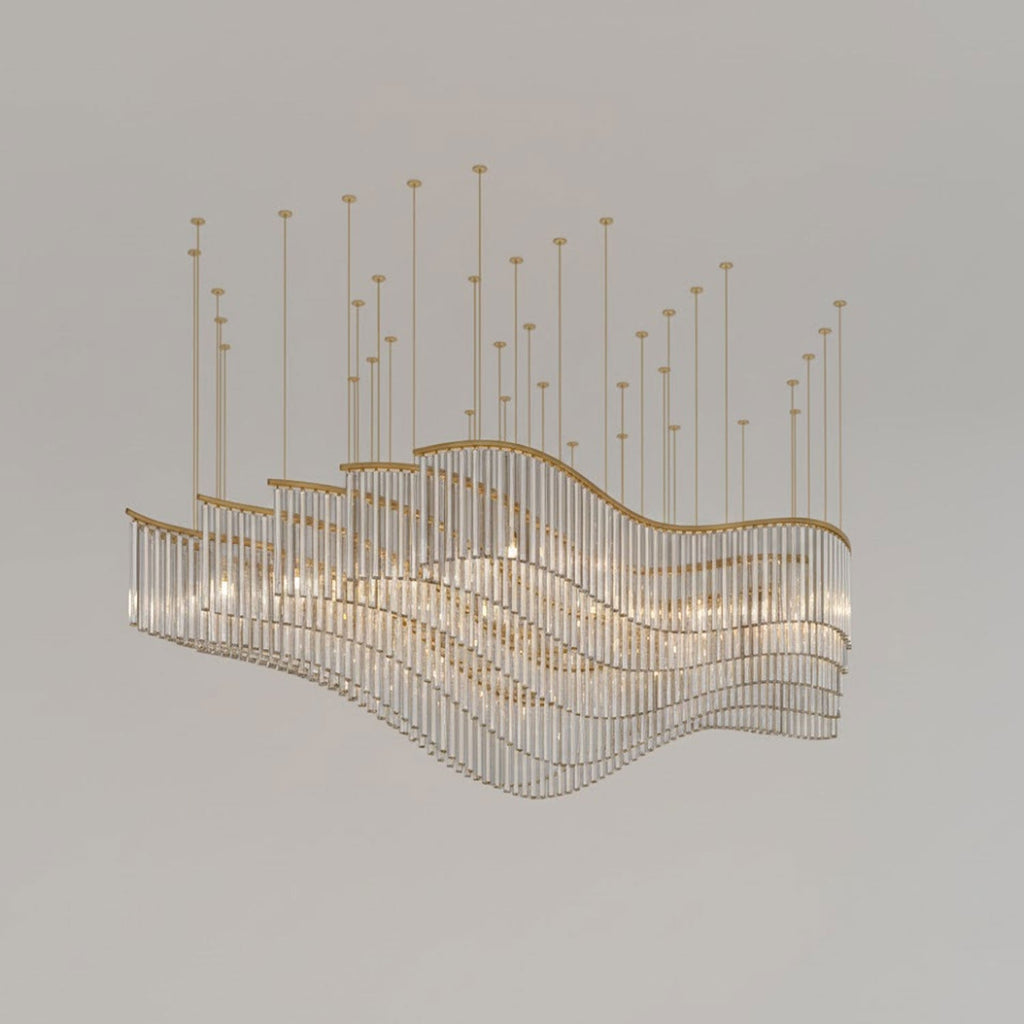 Luxury Fringe Waterfall Chandelier - CasaraHouse