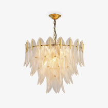 Crystal Feather Chandelier