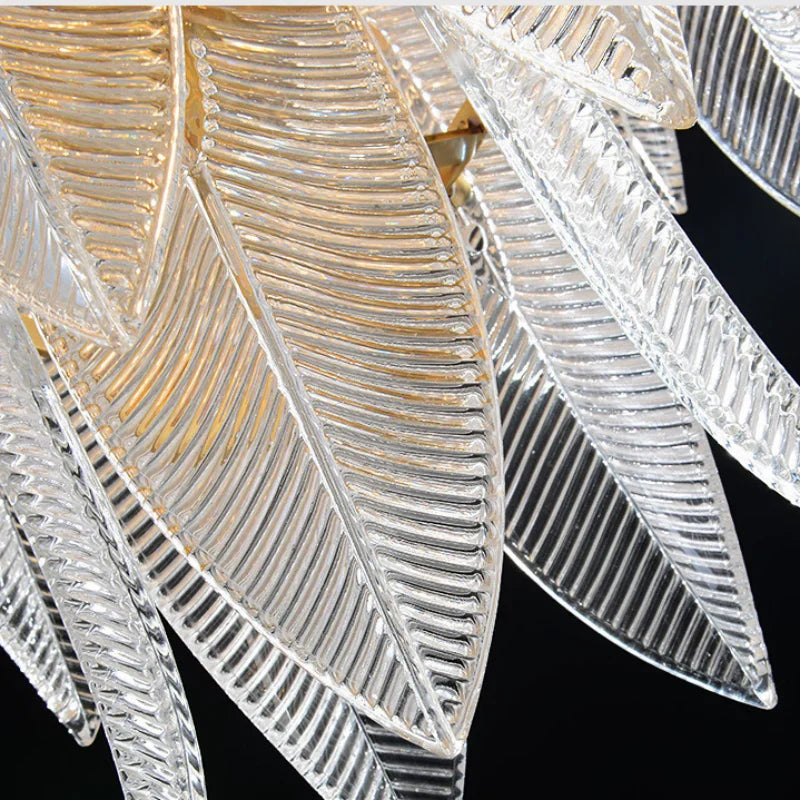 Crystal Feather Chandelier