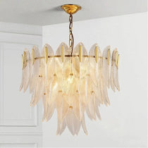 Crystal Feather Chandelier