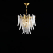 Crystal Feather Chandelier