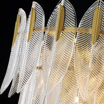 Crystal Feather Chandelier