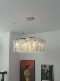 Crystal Frame Chandelier