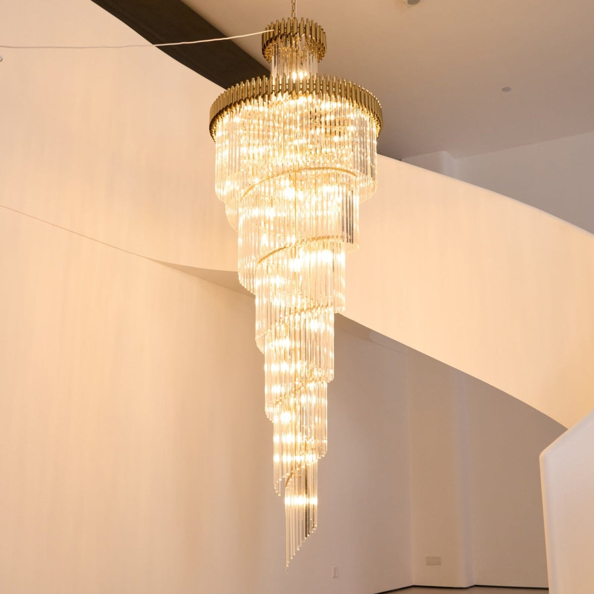 Crystal Spiral Chandelier Main image