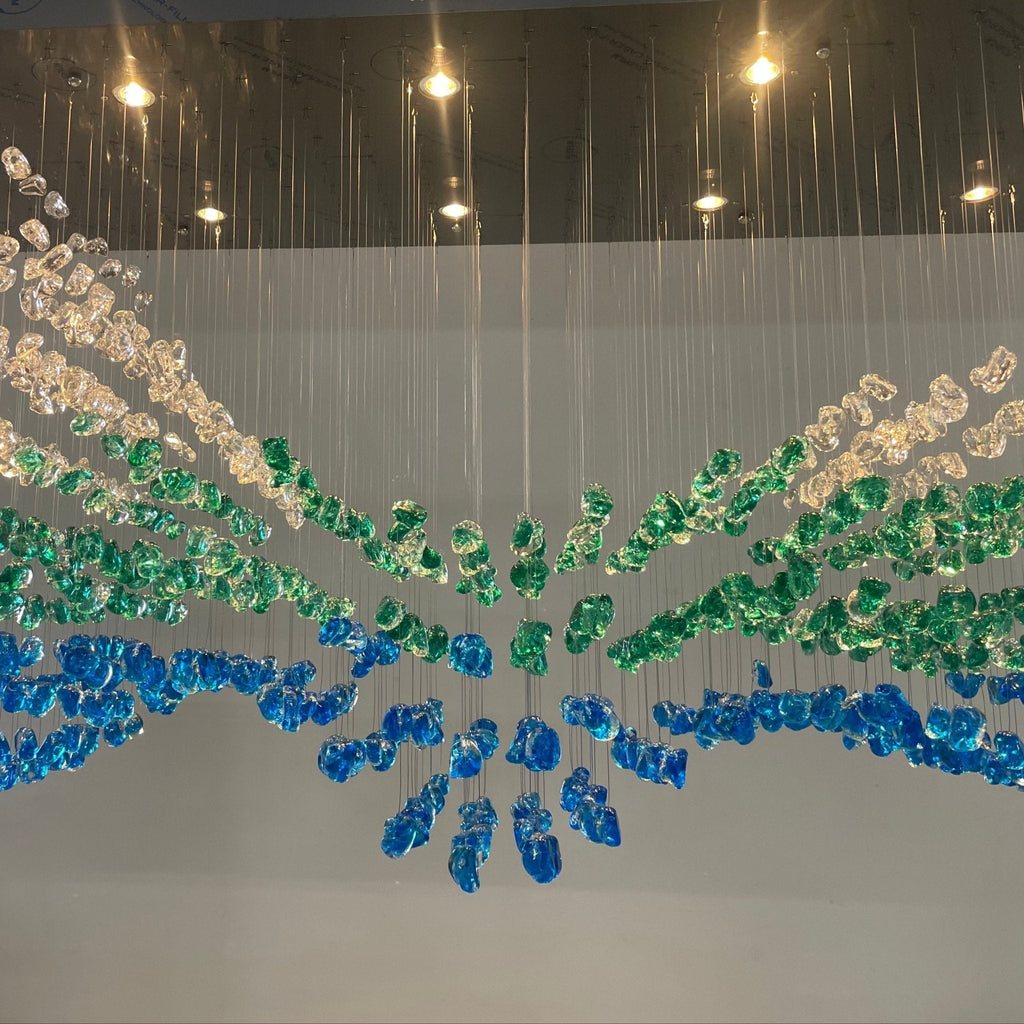 Crystal Stone Chandelier