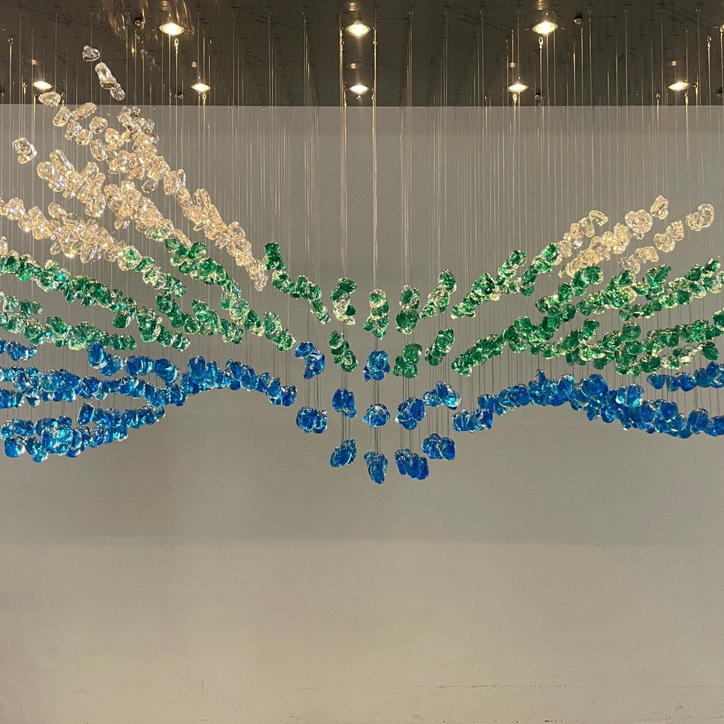 Crystal Stone Chandelier