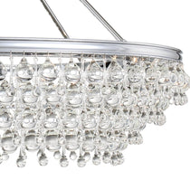 Calypso 8-Light Chandelier with Clear Crystal Drops
